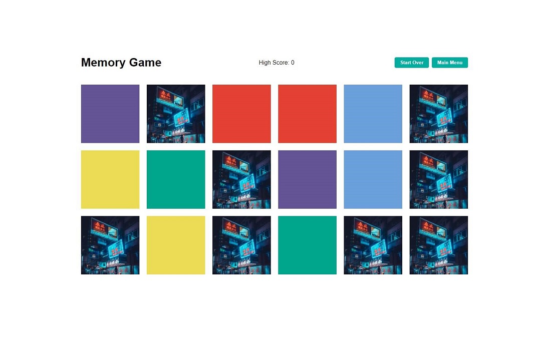 Memory Game Preview