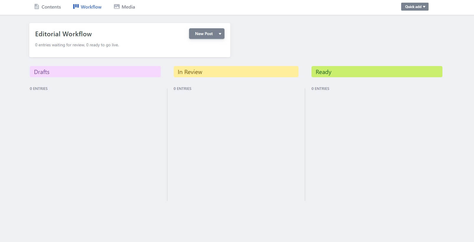 netlify editorial workflow